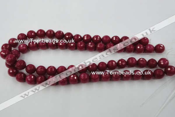 CCN757 15.5 inches 4mm faceted round candy jade beads wholesale