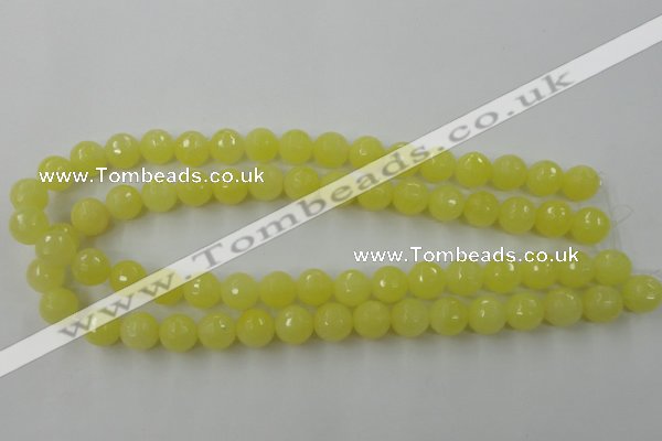 CCN759 15.5 inches 4mm faceted round candy jade beads wholesale