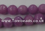 CCN761 15.5 inches 4mm faceted round candy jade beads wholesale