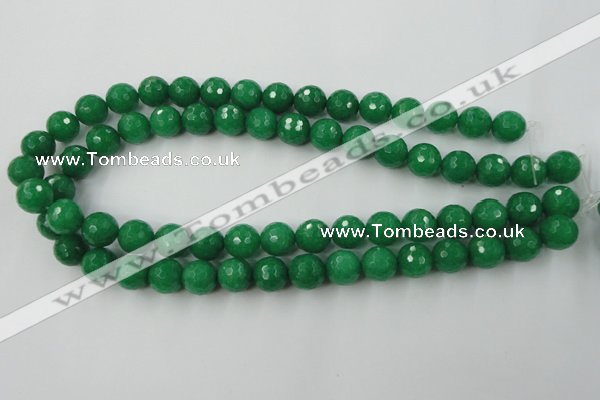 CCN763 15.5 inches 4mm faceted round candy jade beads wholesale