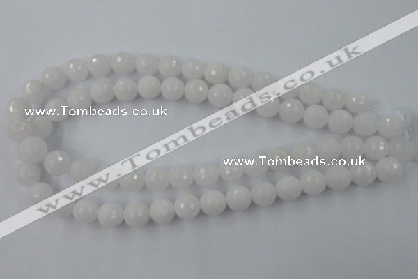 CCN768 15.5 inches 6mm faceted round candy jade beads wholesale