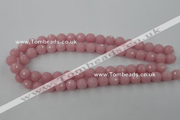 CCN769 15.5 inches 6mm faceted round candy jade beads wholesale