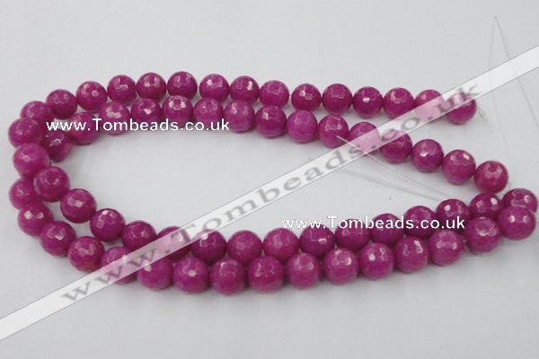 CCN772 15.5 inches 6mm faceted round candy jade beads wholesale