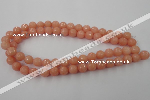 CCN775 15.5 inches 6mm faceted round candy jade beads wholesale