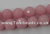 CCN786 15.5 inches 8mm faceted round candy jade beads wholesale