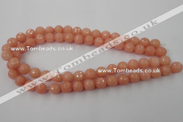 CCN792 15.5 inches 8mm faceted round candy jade beads wholesale