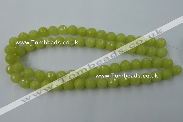 CCN794 15.5 inches 8mm faceted round candy jade beads wholesale