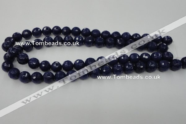 CCN816 15.5 inches 10mm faceted round candy jade beads wholesale