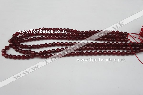 CCN83 15.5 inches 6mm round candy jade beads wholesale