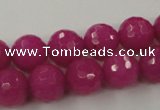 CCN856 15.5 inches 16mm faceted round candy jade beads