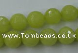 CCN862 15.5 inches 16mm faceted round candy jade beads