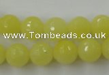 CCN878 15.5 inches 18mm faceted round candy jade beads