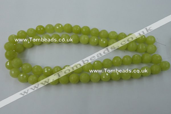 CCN879 15.5 inches 18mm faceted round candy jade beads
