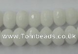 CCN904 15.5 inches 9*12mm faceted rondelle candy jade beads