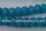 CCN910 15.5 inches 9*12mm faceted rondelle candy jade beads