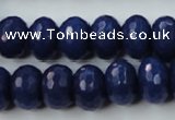 CCN926 15.5 inches 10*14mm faceted rondelle candy jade beads