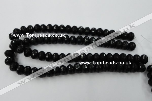 CCN927 15.5 inches 10*14mm faceted rondelle candy jade beads