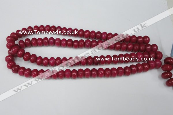 CCN93 15.5 inches 8*12mm rondelle candy jade beads wholesale