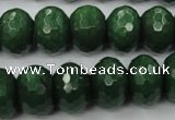 CCN936 15.5 inches 12*16mm faceted rondelle candy jade beads