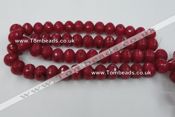 CCN947 15.5 inches 14*18mm faceted rondelle candy jade beads