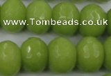 CCN953 15.5 inches 14*18mm faceted rondelle candy jade beads