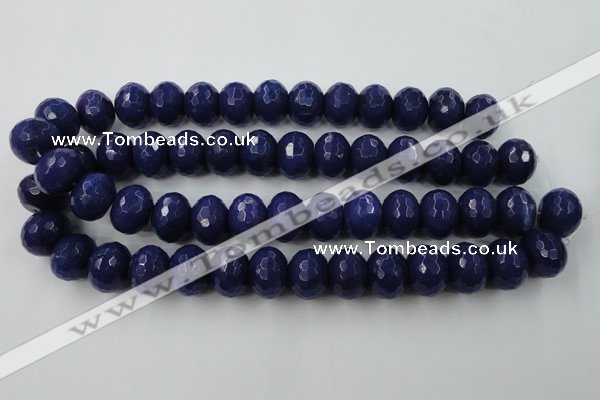 CCN955 15.5 inches 14*18mm faceted rondelle candy jade beads