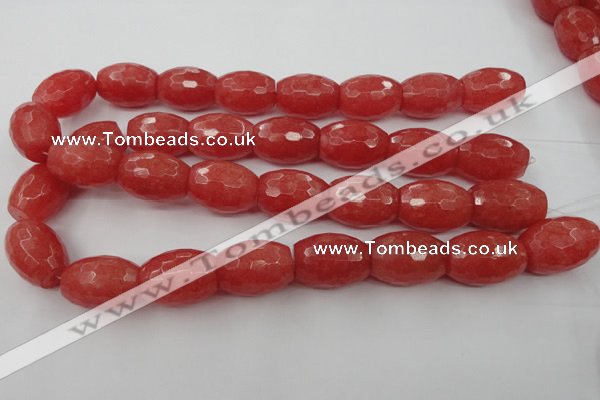 CCN960 15.5 inches 18*25mm faceted drum candy jade beads