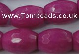 CCN962 15.5 inches 18*25mm faceted drum candy jade beads