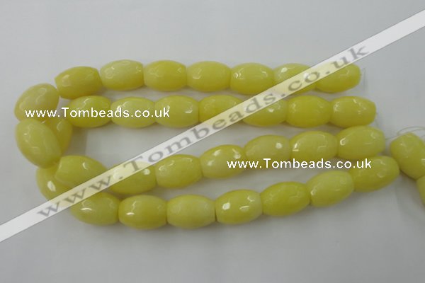 CCN964 15.5 inches 18*25mm faceted drum candy jade beads