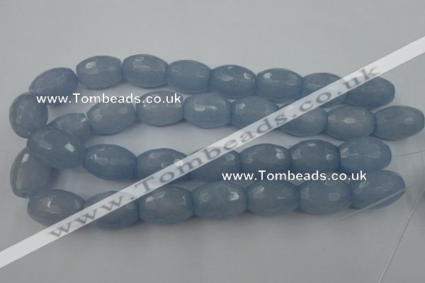 CCN966 15.5 inches 18*25mm faceted drum candy jade beads