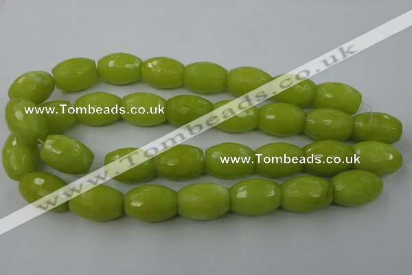 CCN967 15.5 inches 18*25mm faceted drum candy jade beads