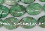 CCO119 15.5 inches 15*20mm oval dyed natural chrysotine beads