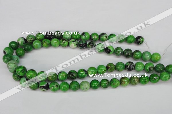 CCO125 15.5 inches 12mm round dyed natural chrysotine beads