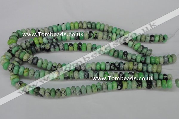 CCO15 15.5 inches 6*10mm rondelle natural chrysotine beads