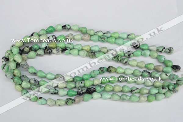 CCO20 15.5 inches 8*10mm teardrop natural chrysotine beads