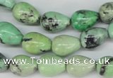 CCO21 15.5 inches 10*14mm teardrop natural chrysotine beads