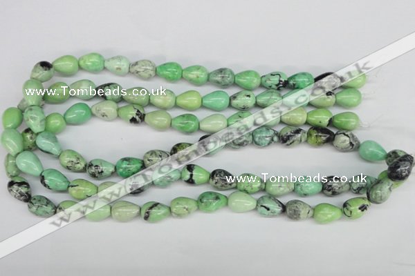 CCO21 15.5 inches 10*14mm teardrop natural chrysotine beads