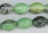 CCO23 15.5 inches 13*18mm rice natural chrysotine beads