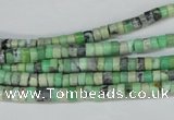 CCO24 15.5 inches 2*4mm tyre natural chrysotine beads