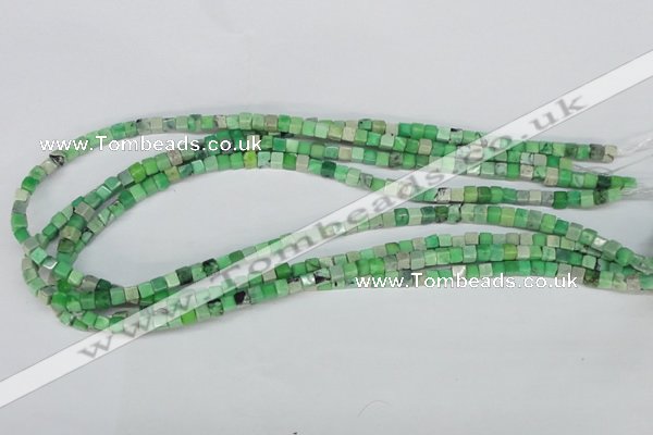 CCO26 15.5 inches 4*4mm cube natural chrysotine beads