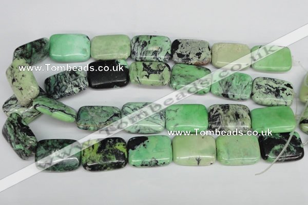 CCO46 15.5 inches 22*30mm rectangle natural chrysotine beads