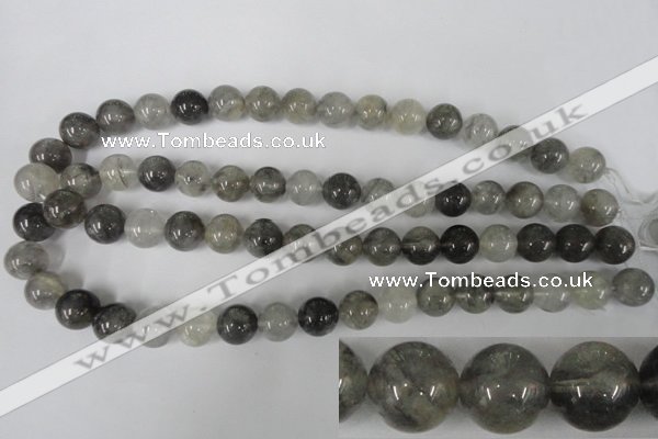 CCQ304 15.5 inches 12mm round cloudy quartz beads wholesale