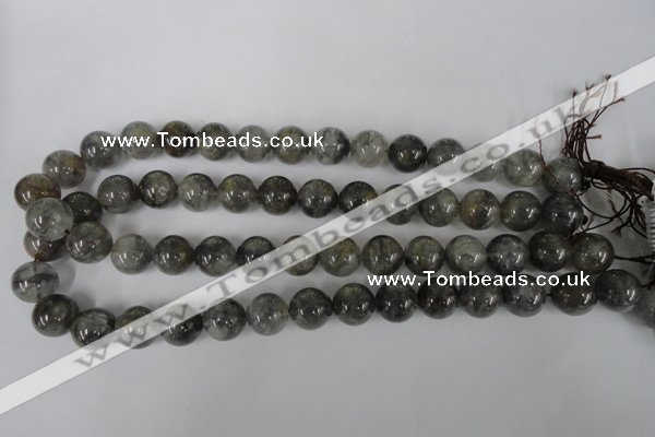 CCQ305 15.5 inches 14mm round cloudy quartz beads wholesale