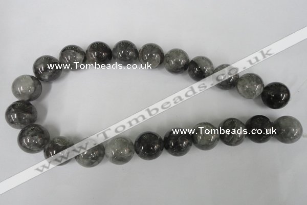 CCQ307 15.5 inches 18mm round cloudy quartz beads wholesale