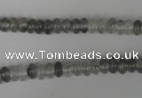 CCQ325 15.5 inches 4*6mm rondelle cloudy quartz beads wholesale