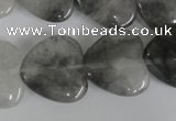 CCQ384 15.5 inches 20*20mm heart cloudy quartz beads wholesale