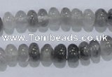 CCQ67 15.5 inches 5*8mm rondelle cloudy quartz beads wholesale