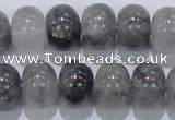 CCQ71 15.5 inches 12*16mm rondelle cloudy quartz beads wholesale