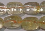 CCR220 15.5 inches 14*23mm nuggets natural citrine gemstone beads