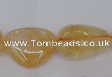 CCR350 15.5 inches 13*18mm - 20*25mm freeform natural citrine beads